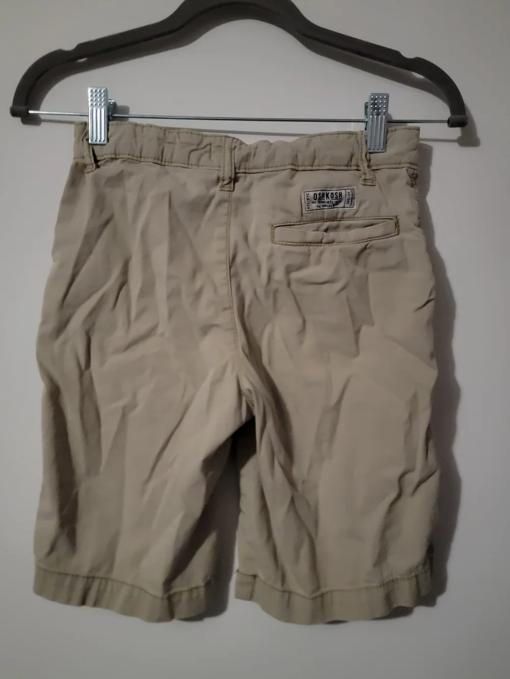 OshKosh B'gosh Boys' Tan Flat Front Shorts